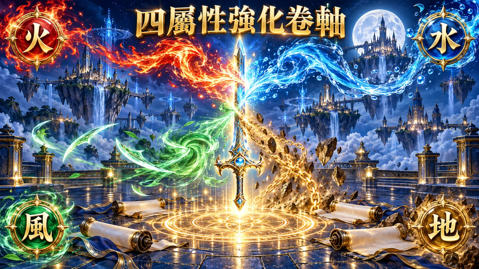 四屬性強化卷軸